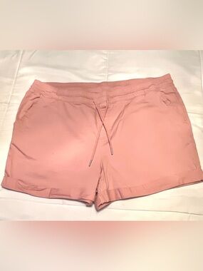 Time and Tru Blush Pink Drawstring Plus Size Shorts-Size 22 (XXXL)